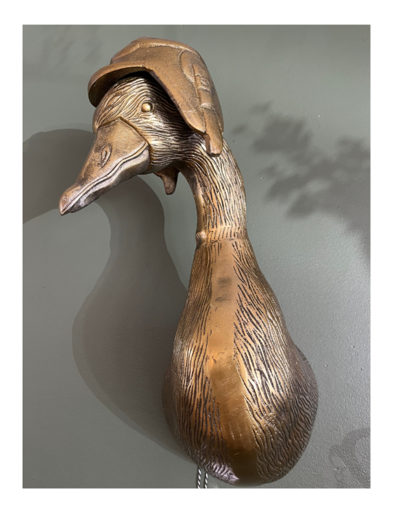 E+E Charlie The Duck Brass Wall Mount