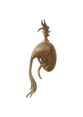 E+E Emerson the Pheasant Brass Wall Mount