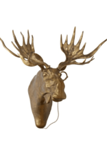 E+E Eugene the Moose Brass Wall Mount