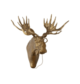 E+E Eugene the Moose Brass Wall Mount
