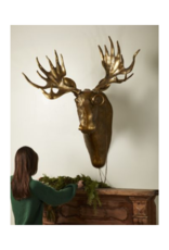 E+E Eugene the Moose Brass Wall Mount