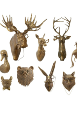 Eugene the Moose Brass Wall Mount
