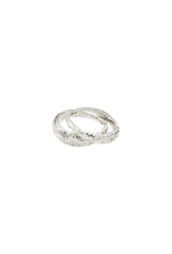 PILGRIM Izolda Rings in Silver 2in1 by Pilgrim