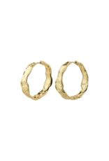 PILGRIM Julita Hoop Earrings in Gold by Pilgrim
