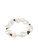 PILGRIM Rhythm Pearl Bracelet in Gold by Pilgrim