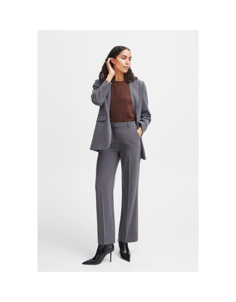 b.young Danta Wide Leg Pants in Grey by b.young