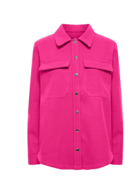 b.young Adana Shirt Jacket Very Berry by b.young