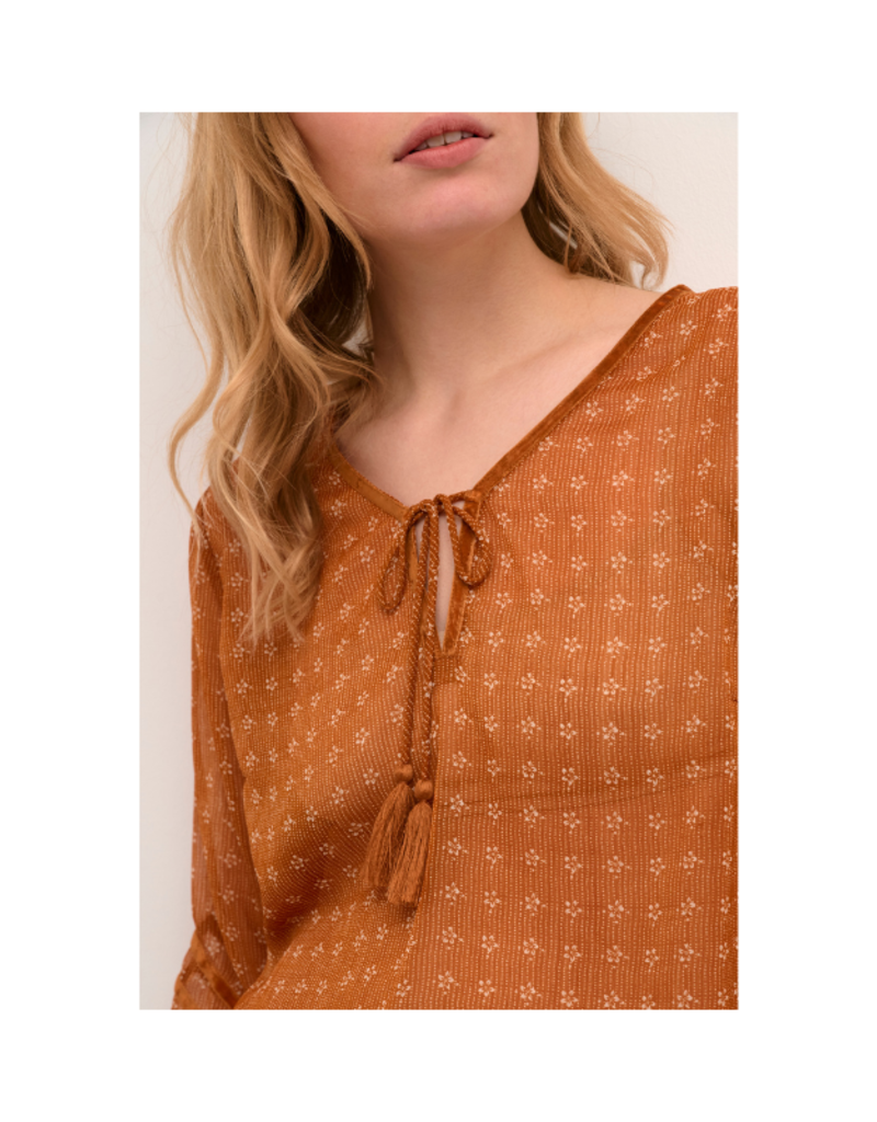 Cream Kinia Blouse in Autumnal Flower by Cream