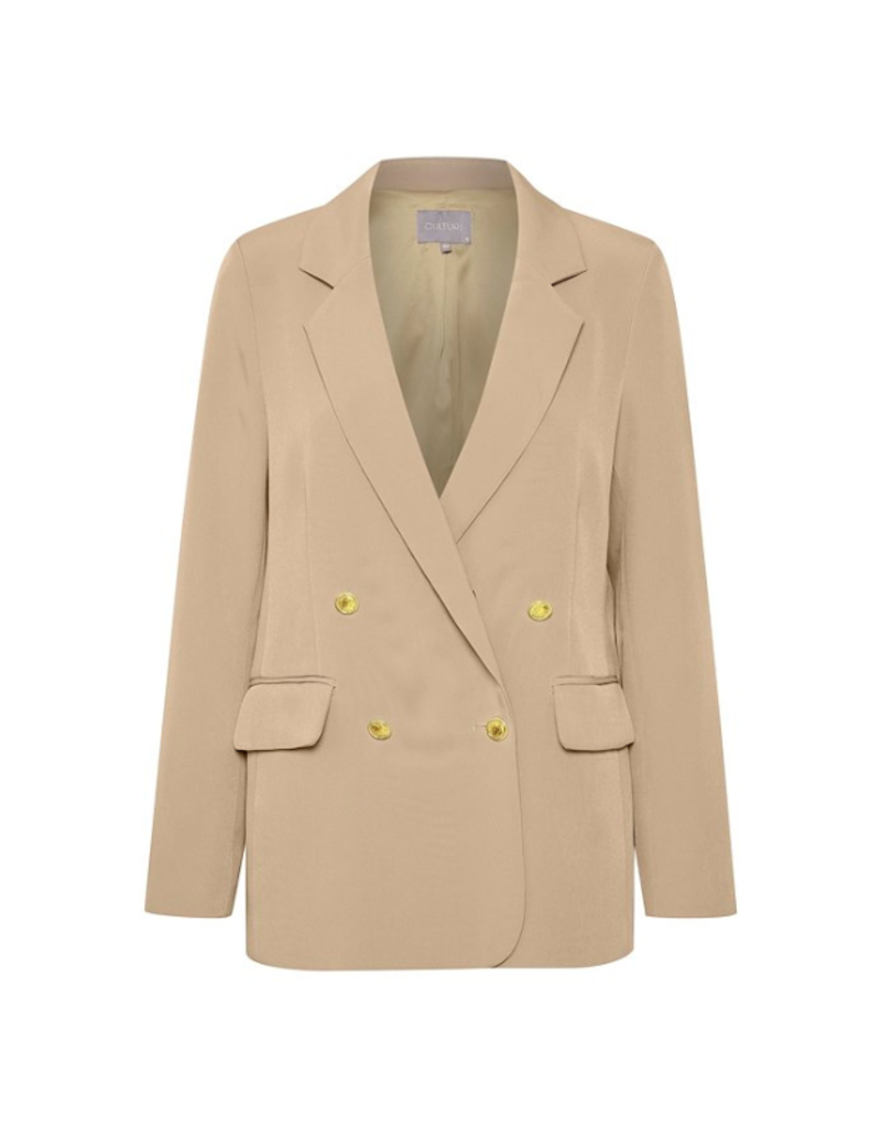 Culture Cenette Classic Blazer in Dune by Culture