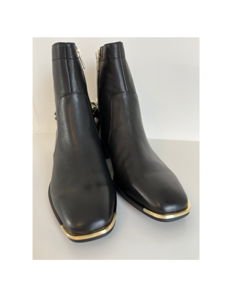 django and juliette Firat Black & Gold Leather Boot by Django & Juliette