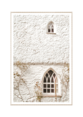 Celadon Art Masonry Arched Windows 21"x31"