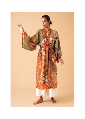 Powder Design Kaleidoscope Floral Duster in Sage by Powder Designs