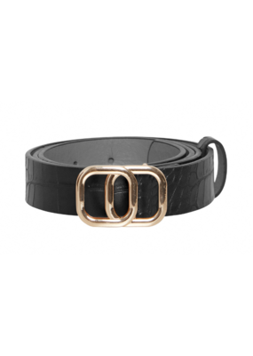 ICHI Sagan Leather Belt Black 36 - The Art of Home