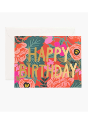 Rifle Paper Co. Poppy Birthday Card by Rifle Paper Co.