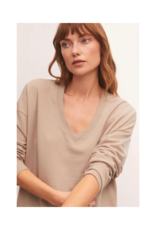 Z Supply Modern Weekender V-Neck in Birch by Z Supply