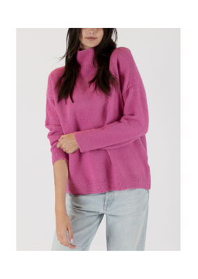 Lyla & Luxe Tulu Oversized Sweater in Magenta by Lyla + Luxe