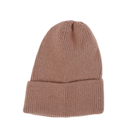 Lyla & Luxe Rib Hat in Taupe by Lyla + Luxe