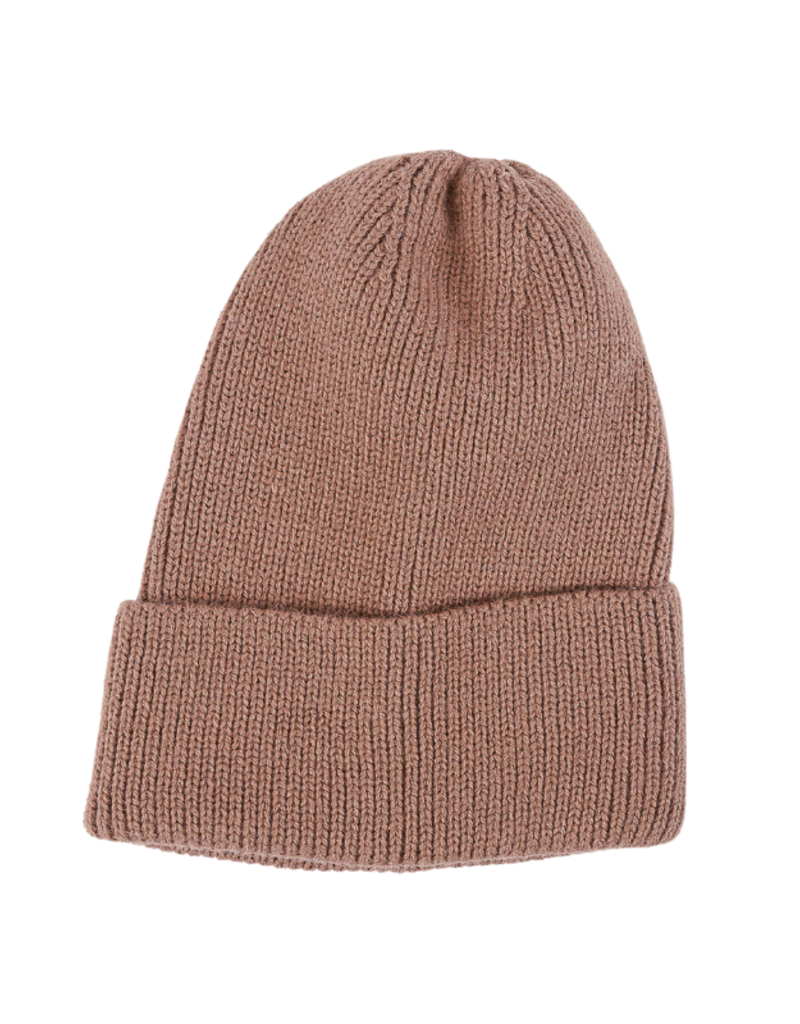 Lyla & Luxe Rib Hat in Taupe by Lyla + Luxe