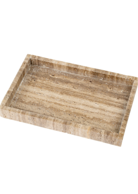 Indaba Trading Rectangular Travertine Tray - Large