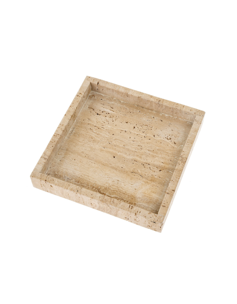 Indaba Trading Square Travertine Tray