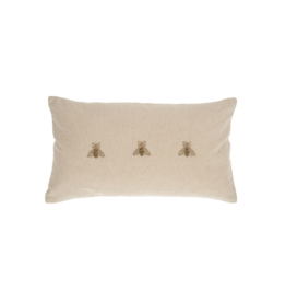 Indaba Trading Embroidered Bee Pillow