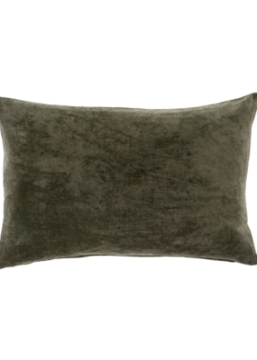 Indaba Trading Vera Velvet Pillow in Cypress