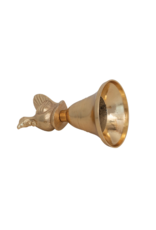 Creative Co-Op Brass Bell with Turkey