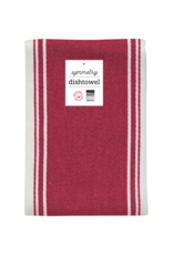 Danica Carmine Red Symmetry Dishtowel