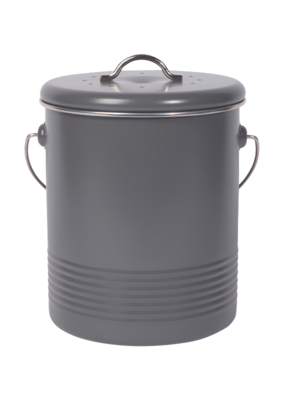 Danica Charcoal Metal Compost Bin