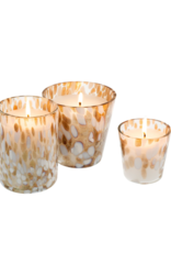 Indaba Trading Amber Spruce Confetti Glass Candle Medium
