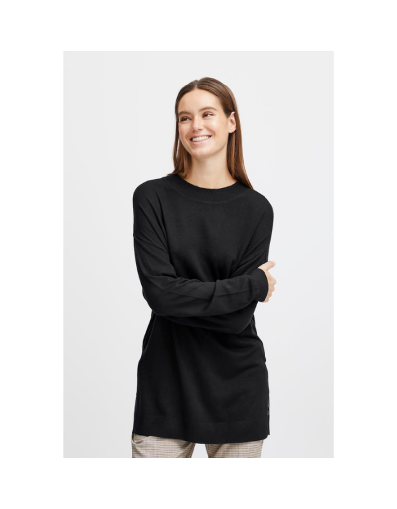 b.young Pimba Tunic in Black by b.young