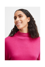 b.young Pimba Loose Turtleneck in Very Berry by b.young
