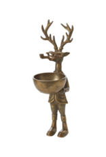 Brass Deer & Dish Stand