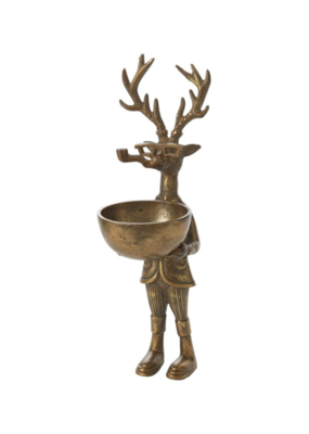 Brass Frankie the Deer Dish Stand