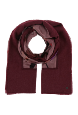 v. Fraas Misty Floral Scarf in Barolo by Fraas
