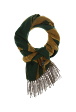 v. Fraas Brushed Circles Scarf in Green by Fraas