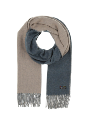 v. Fraas Doubleface Oversize Scarf in Denim