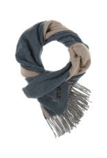 v. Fraas Fraas Doubleface Oversize Scarf Denim