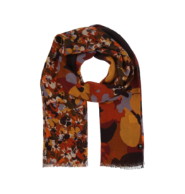 v. Fraas Punchy Floral Eco Scarf in Spice by Fraas