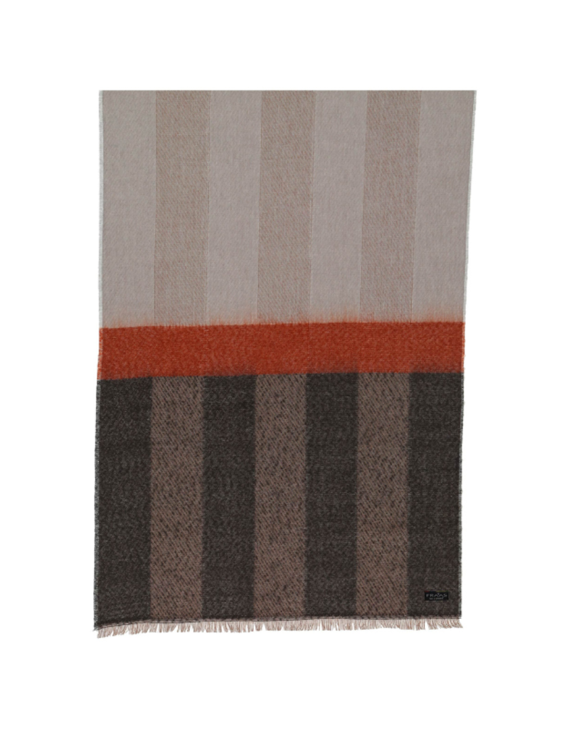 v. Fraas Block Stripe Eco Scarf in After by Fraas