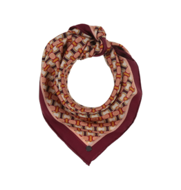 v. Fraas Silk Square Mini in Geo Berry by Fraas
