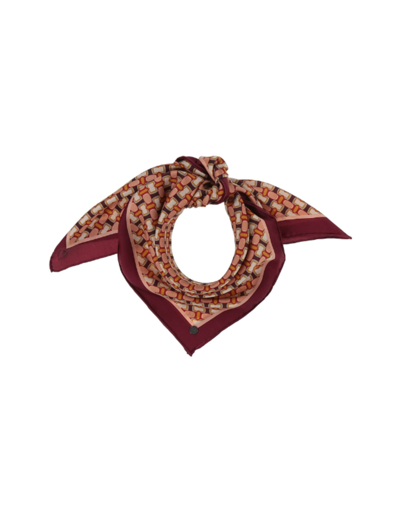 v. Fraas Silk Square Mini in Geo Berry by Fraas