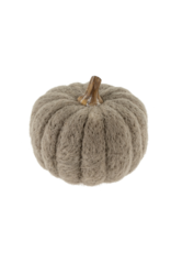 Indaba Trading Felt Pumpkin in Grey Medium