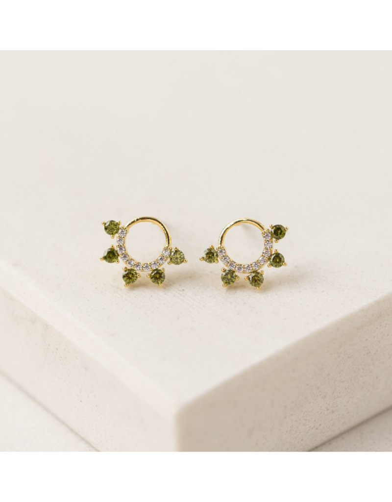 Lover's Tempo Lover's Tempo Talia Stud Earrings in Olive