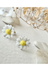 Pika & Bear Bellis Porcelain Daisy Stud Earrings by Pika & Bear