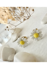 Pika & Bear Bellis Porcelain Daisy Stud Earrings by Pika & Bear