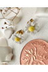 Pika & Bear Bellis Porcelain Daisy Stud Earrings by Pika & Bear