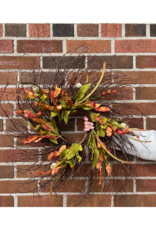 Fall Flower Twig Wreath