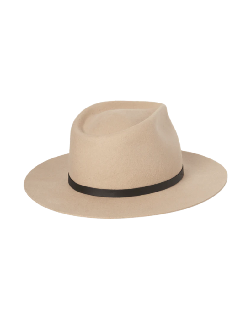 Kooringal Goodwin Wide Brim Fedora in Natural by Kooringal