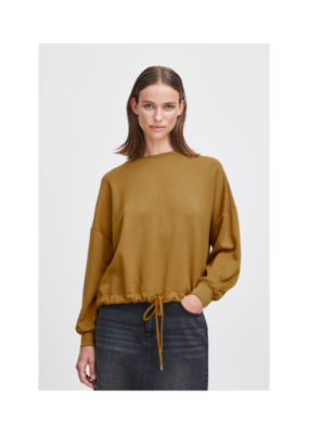 b.young Pusti String Sweater in Cumin by b.young